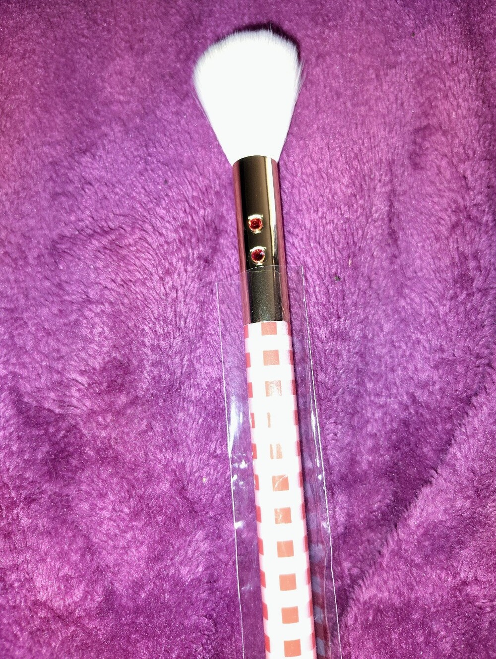 SLMISSGLAM Gingham Face Brush - Picture 4 of 4